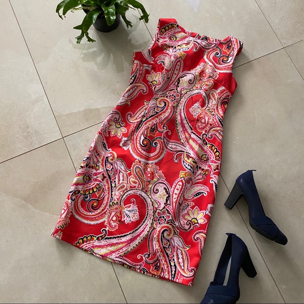 Paisley design dress